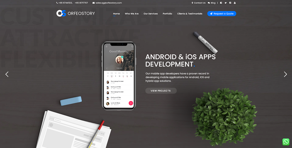 Orfeostory Pte Ltd - Web & App Developers