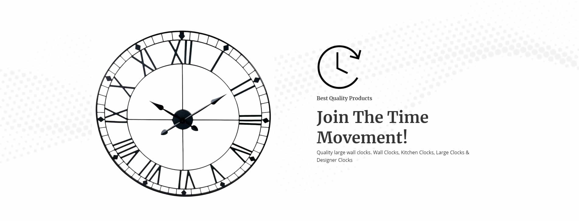 Large Wall Clock