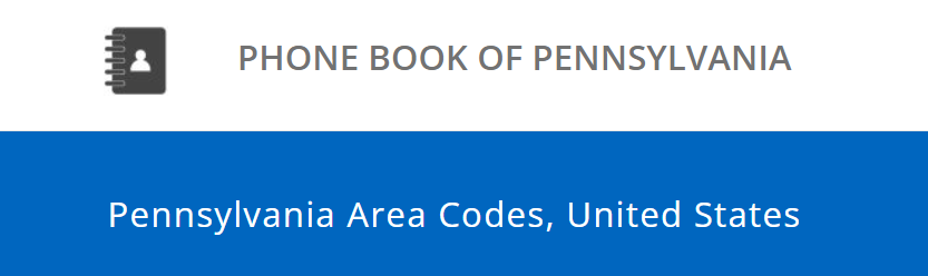 Phone Book of Pennsylvania