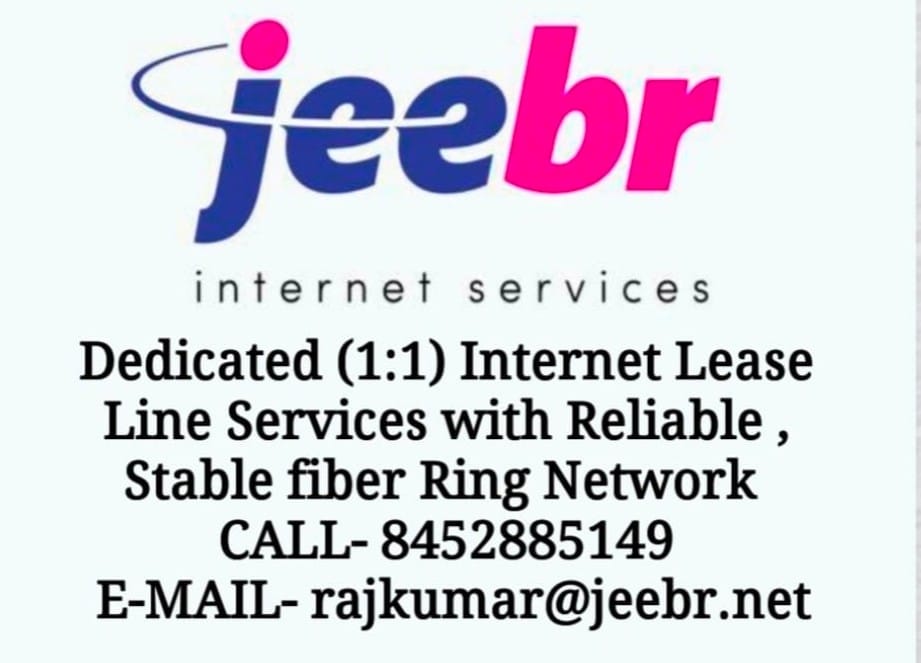 Jeebr internet leased line services 8452885149