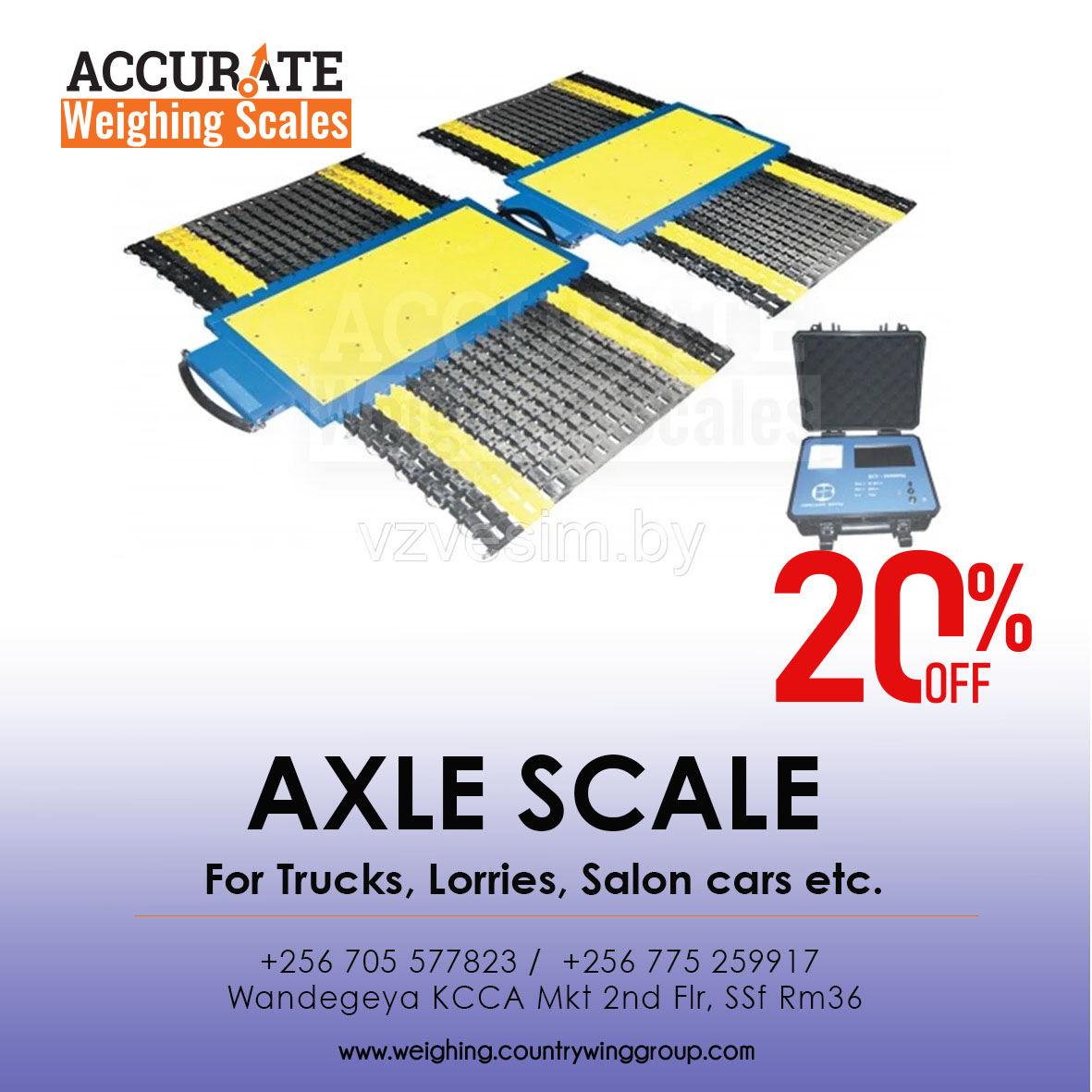 Dynamic Truck Axle Wheel Scales in Uganda