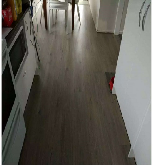 Installation of hardwood flooring by Muflooring