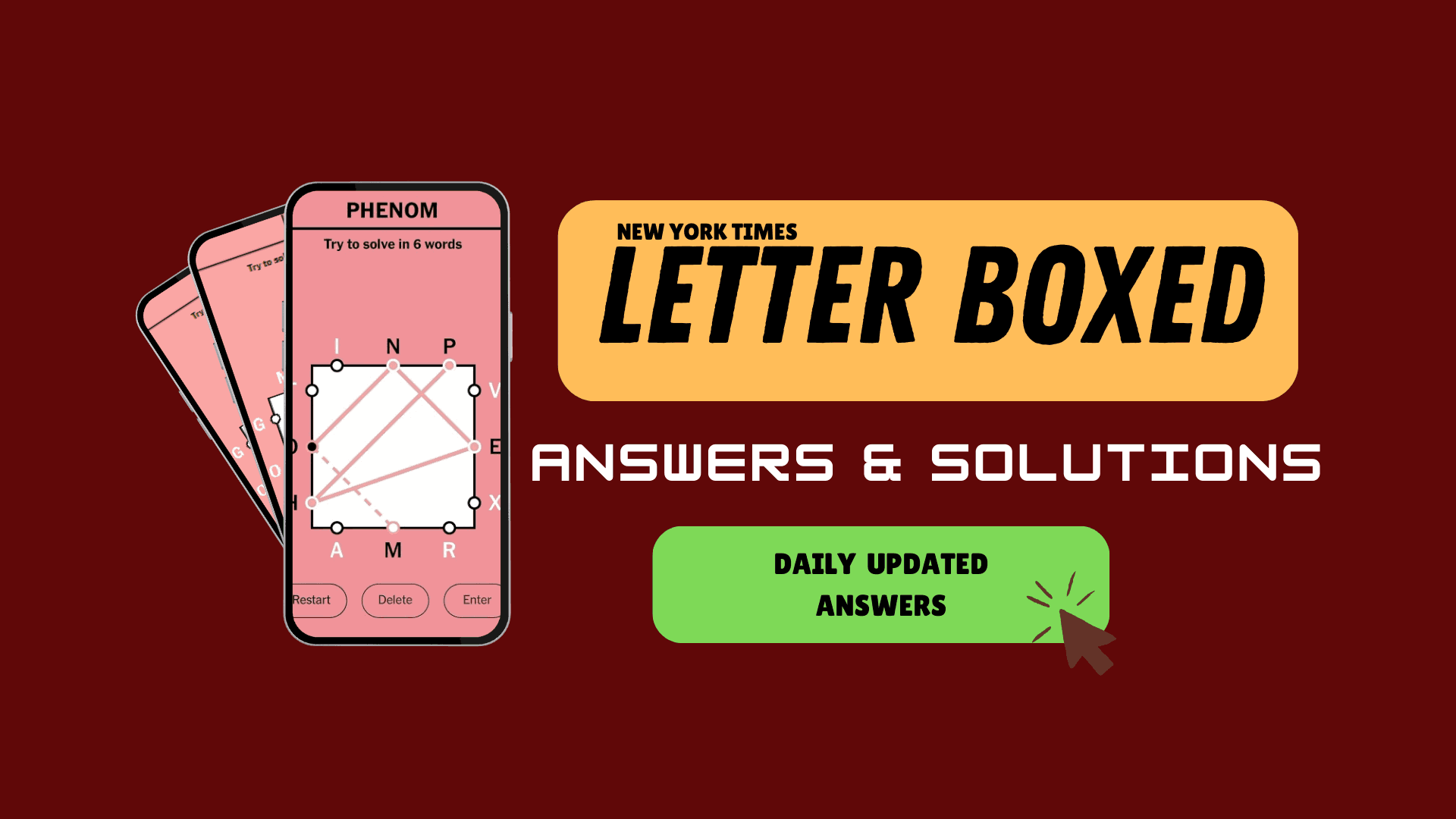 Letter Boxed Solutions