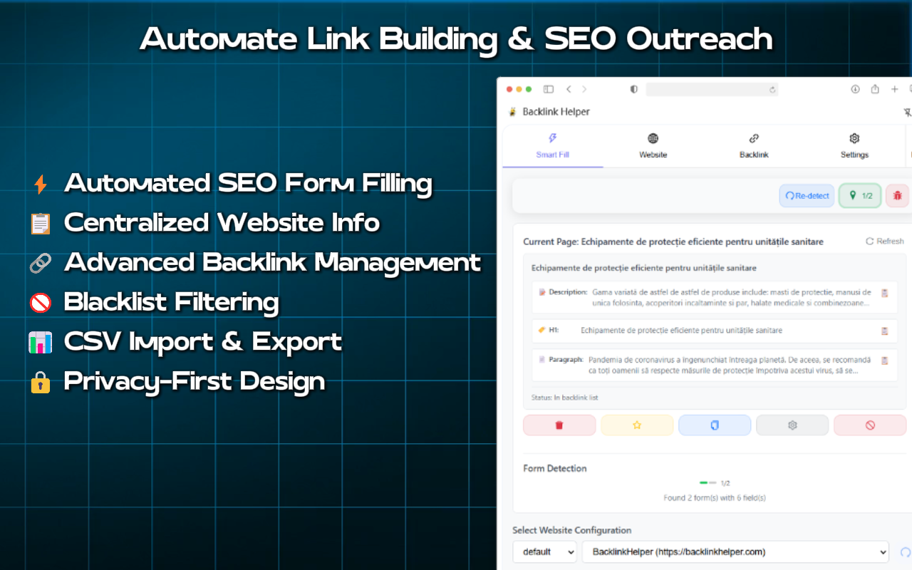BacklinkHelper